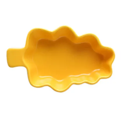 leaf shape  Restaurant plates christmas plates  porcelain plate