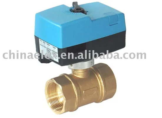 Motorized Brass Ball Valve