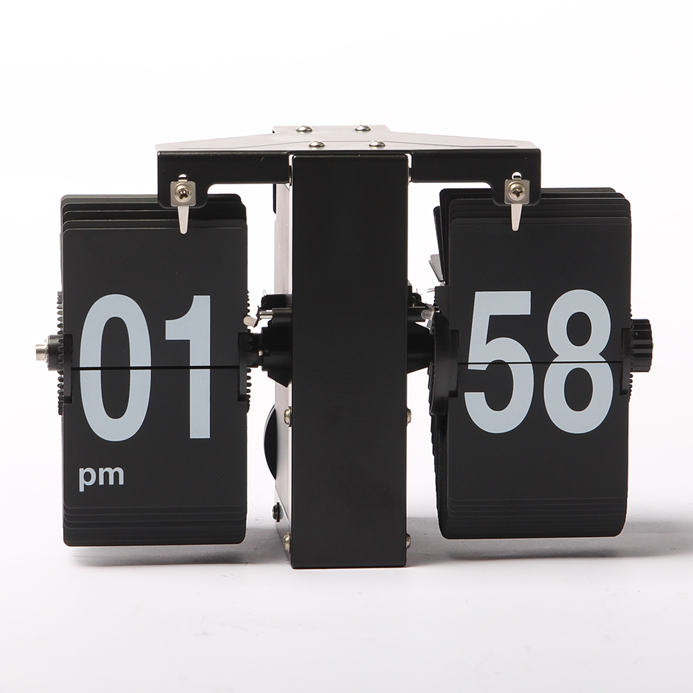 Mini-size Fantastic Wall Flip Clock With Rectangular Cards