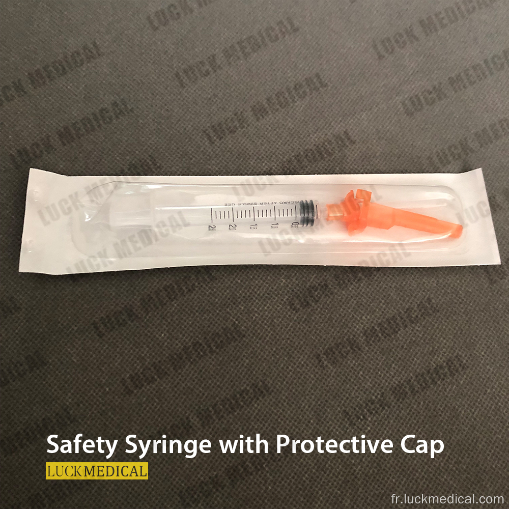 Fliping Sheat Safety Plus Syringe