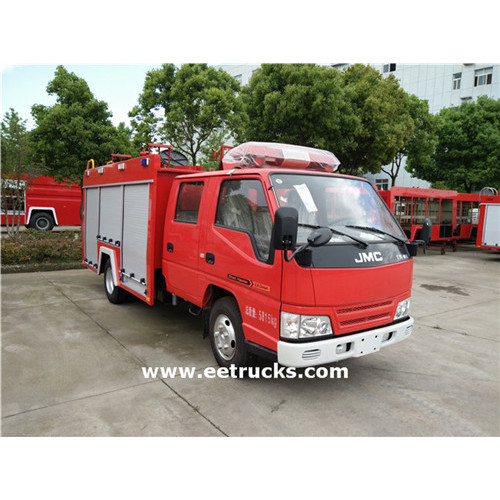 Caminhões de bombeiros de tanque de água JMC 1800 litros