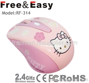 Mini Wireless Hello Kitty Mouse Gift For Children 