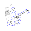 KOMATSU DOZER D155AX-8E0 Wasserpumpe 6261-61-1204