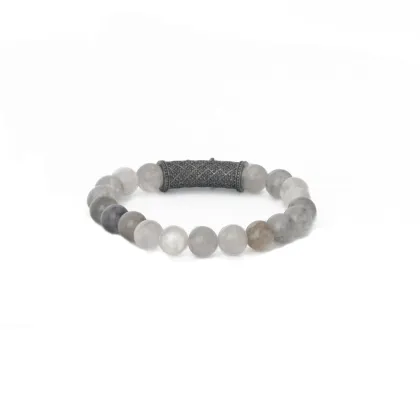 Wholesale Matte Agate Beads Bracelet Clay Diamond Charm Bracelet