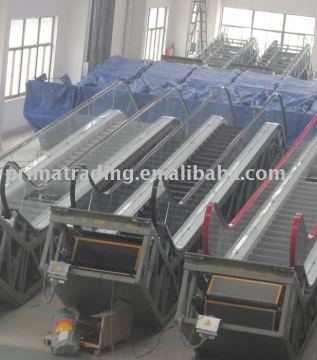 public transportation escalator