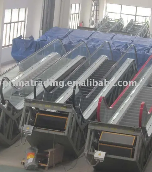 public transportation escalator