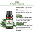 Sage 100% puro mejora el aceite esencial de hidratación de la piel