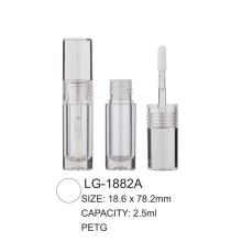 High Quality Round Plastic Lipgloss Packaging with Brush