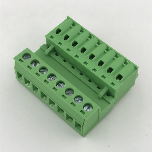 screw to spring male and female terminal block