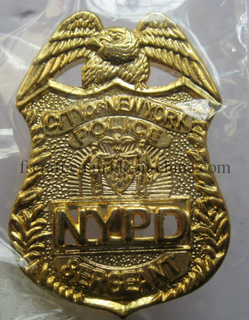 Gold Metal Pin Badges Police Badges Military Badges Officer Badges