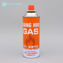 OEM Printing Logo Portable Butane Gas Can with Valve and Cap