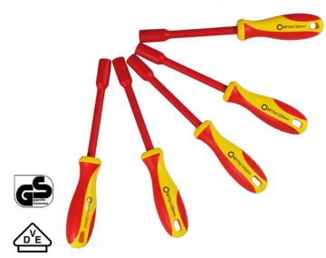 Conjunto de herramientas de destornillador Hexagon de 1000V aislado aislante de 1000V - Herramientas aisladas de largo alcance