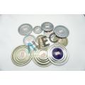 Tin lids for round tin can bottom cover