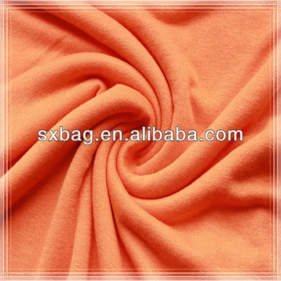 Shaoxing solid Rayon Ramie spandex jersey knit