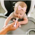 BPA Free Pedido Silicone Baby Cuchara Fork