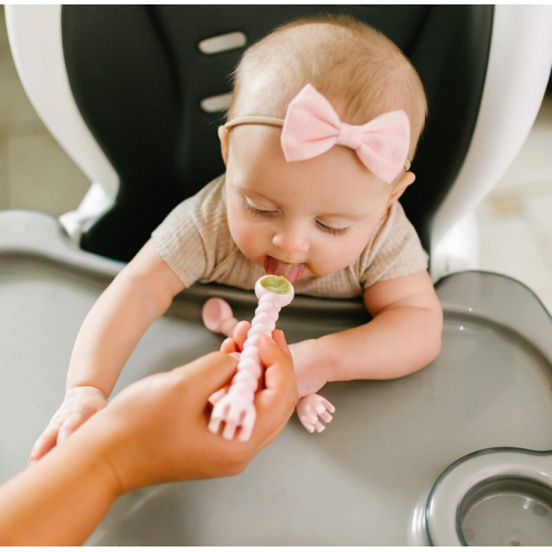 BPA Free Custom Silicone Baby Spoon Fork