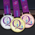 Medallas de premios de carrera de gimnasia personalizada