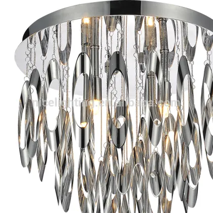 contemporary crystal ceiling lamp living room lighting