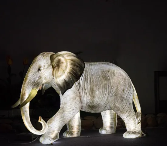 Simulation luminous elephant B lights