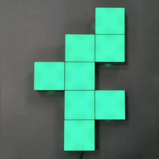 DIY Color-Changing Square RGB LED Wall-Mounted Decoration Light