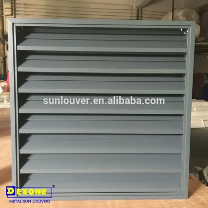 aluminum metal storm louver waterproof