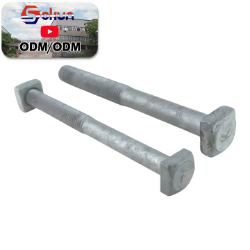 M20 x 150mm Zinc-Plated Steel Cable Suspension Bolts: Ideal for CNC Machine and Warehouse Racking Support