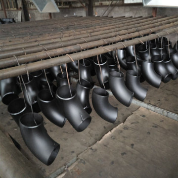 A234 Wpb Carbon Steel Short Radius Pipe Elbow In Black Painting In Stock
