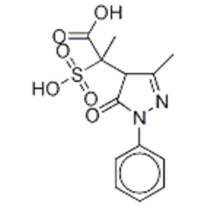 4,5-Dihydro-α,3-diMethyl-5-oxo-1-phenyl-α-sulfo-1H-pyrazole-4-acetic Acid CAS 1357477-99-6