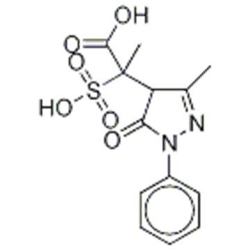 4,5-dihydro-a, 3-dimetyl-5-oxo-l-fenyl-a-sulfo-lH-pyrazol-4-ättiksyra CAS 1357477-99-6