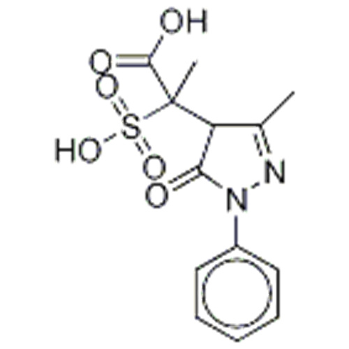 Acide 4,5-dihydro-α, 3-di-méthyl-5-oxo-1-phényl-α-sulfo-1H-pyrazole-4-acétique CAS 1357477-99-6