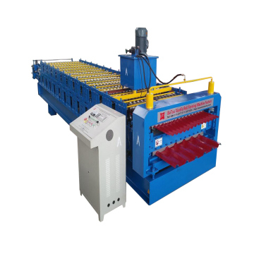 Metal Corrugated And Trapezoidal Sheet Roll Forming Machine