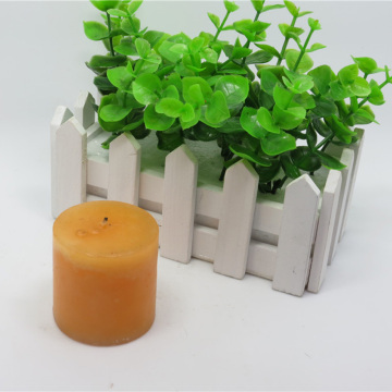 Unscented White Pillar Candles for Weddings