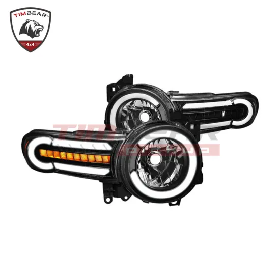 Auto Car Kits Head Lamp Black for Toyota Fj Cruiser Manufacturers