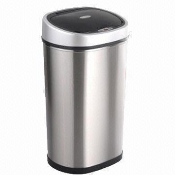 Touchless Sensor Dust (Waste) Bin/Can with 40LCapacity, Made of Stainless Steel