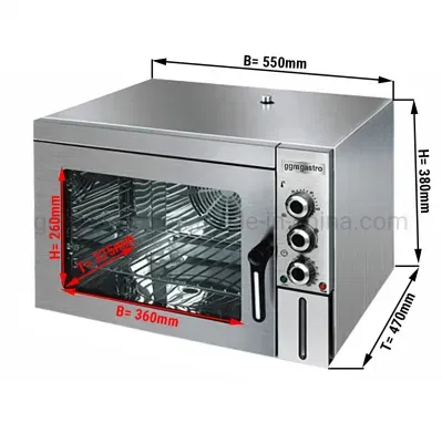 High Quality 10L Mini Convection Steam Oven White Pizza Oven Mini Toaster Oven
