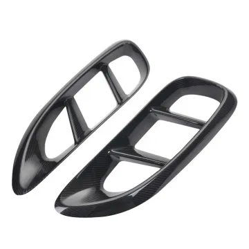 Real Dry Carbon Fiber Matte Side Air Trim Intake Cover for Porsche 718 Boxster/Cayman 2016-2018