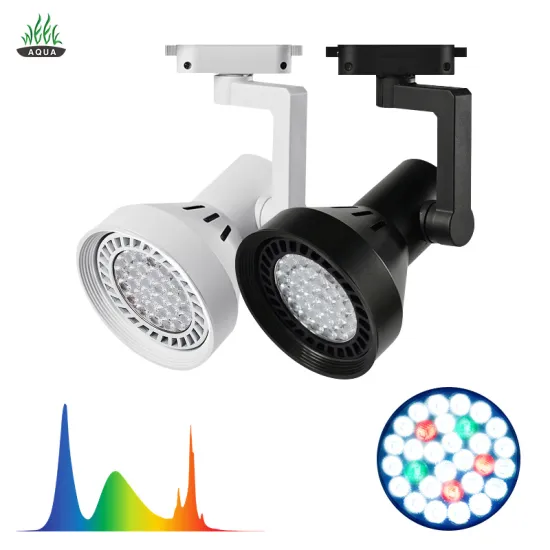 2023 WRG LED Growing Track Lighting - 360 Degree Rotation 45W for Natural Plant Wall