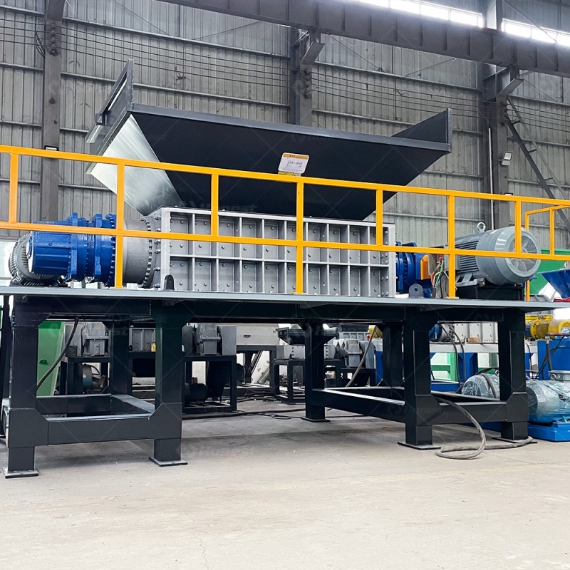 High Quality Wood Metal Two Shaft Shredder for Industrial Recycling Plants - Good Price