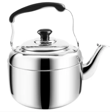 Stainless Steel Whistling Water Kettle With Large Handle