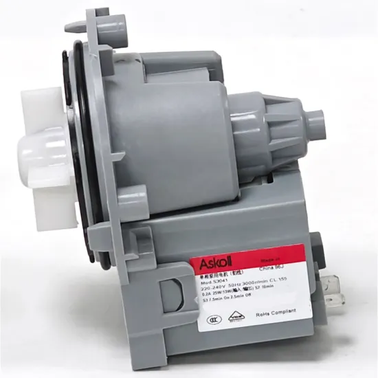 Askoll Original Water Drain Pump: 25W, 40W, 50Hz Washing Machine Parts with Copper and Aluminum Wires - Hot Seller RT108200