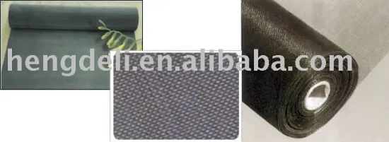 low carbon steel black wire mesh(manufacturer)