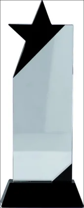 Hot sale golden five star k9 crystal