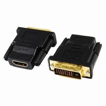 Προσαρμογείς DVI, αρσενικό 24 + 1 DVI σε HDMI θηλυκά, 24K χρυσό επιμεταλλωμένα