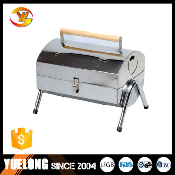 Stainless Camping Charcoal BBQ Grill