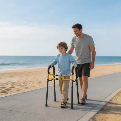 Astronaut Pattern Foldable Walker for Children