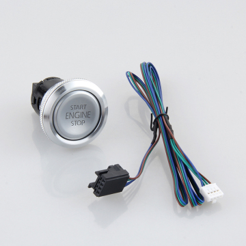 EASYGUARD Push Start Stop Button Silver P3 Style for EC002 Series with Red Light