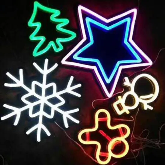 CHRISTMAS NEON LIGHT SIGNS