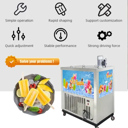 Single Freezing Ice Lollipop/Ice Pop Making Machine