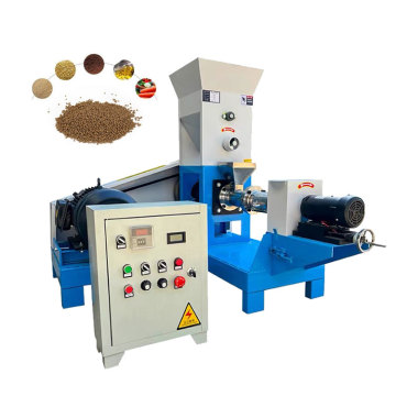 Floating Fish Feed Mill Pellet Extruder Machine