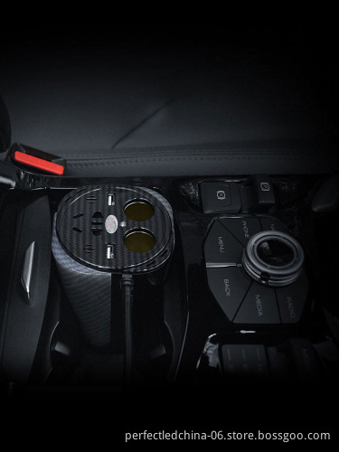 Universal Voice Control Car Power Inverter with Lights and Multi-Function Charger